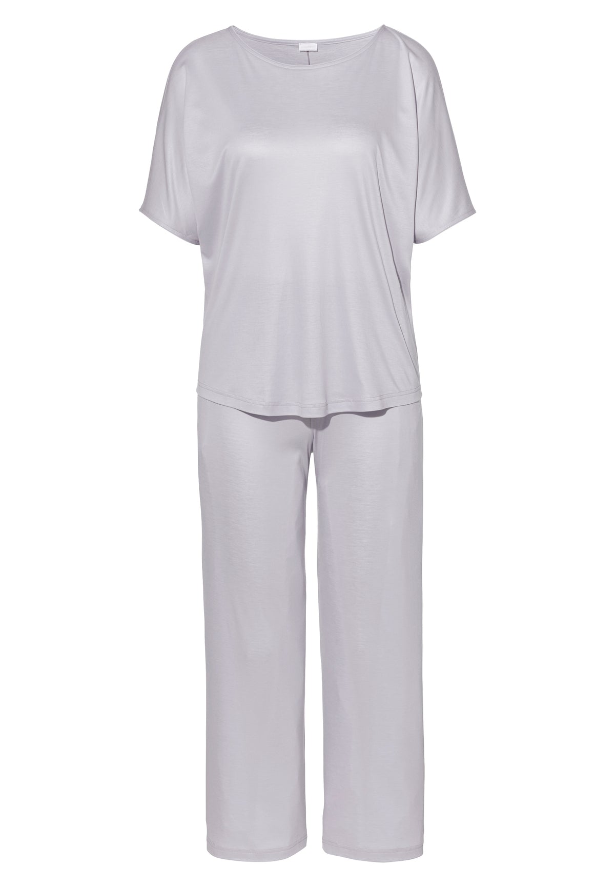 Sustainable Luxury | Pyjama Cropped Short Sleeve - soft lilac