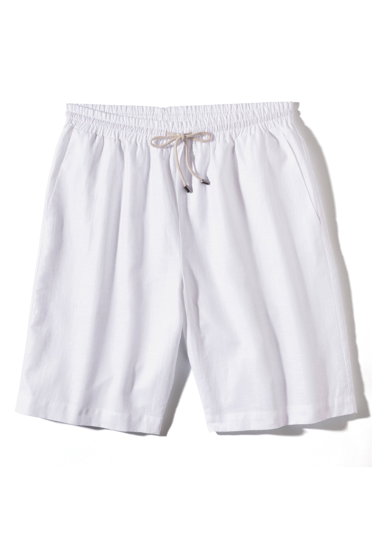 Linen Blend | Shorts - white