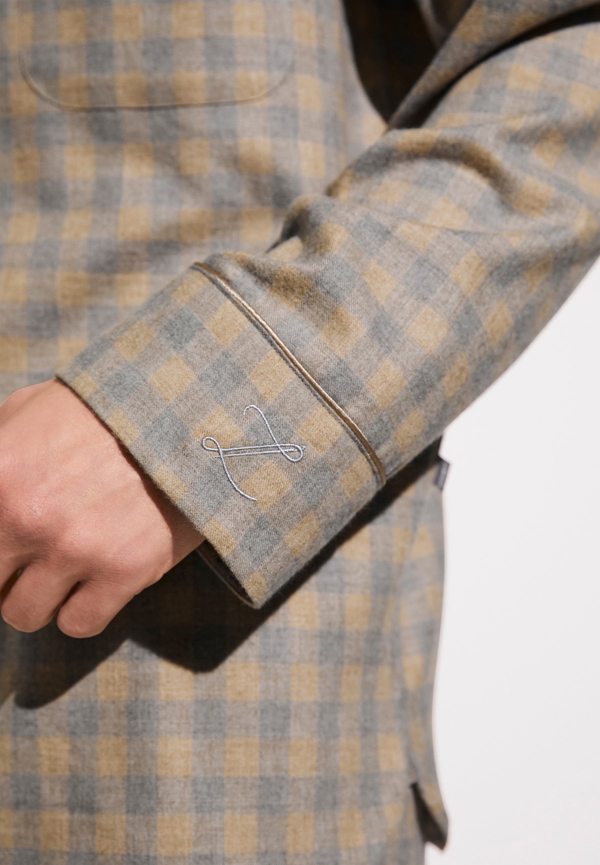 Cozy Flannel | Pyjama lang - grey check