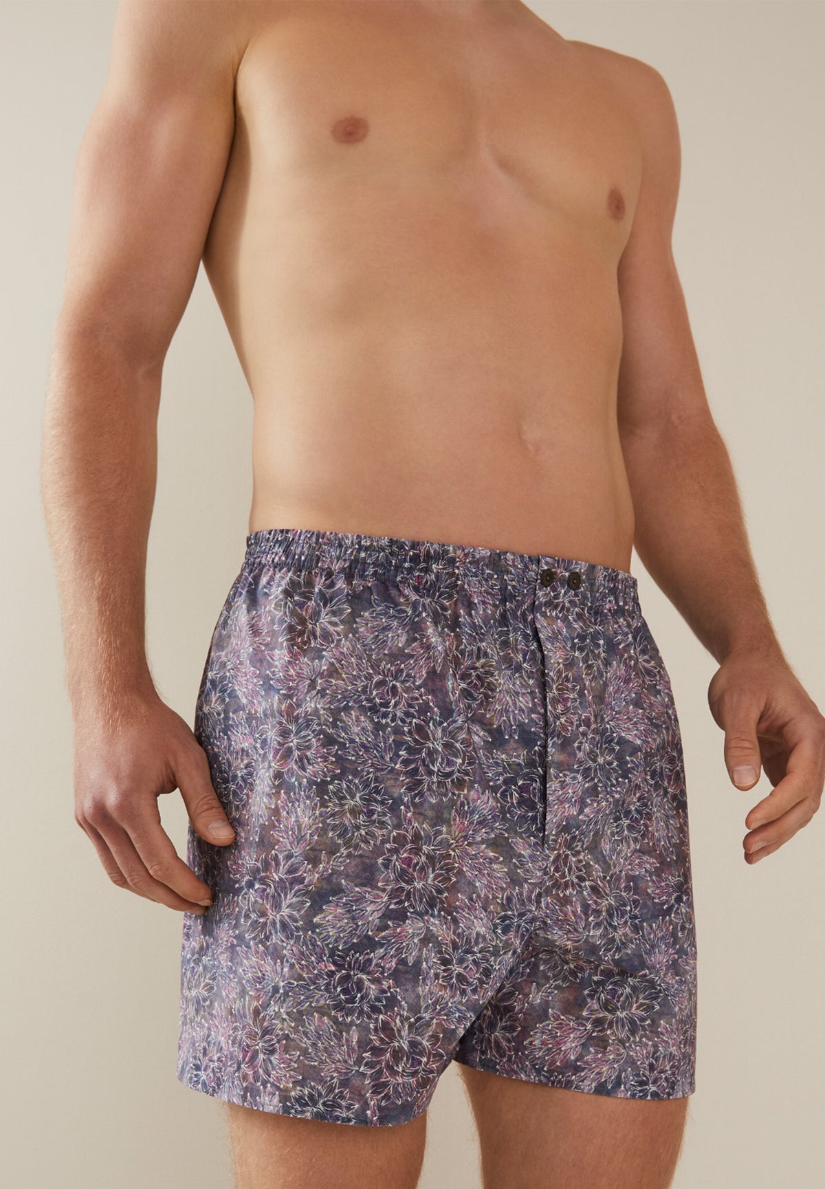 Cotton Poplin Print | Boxer Shorts - multicolor