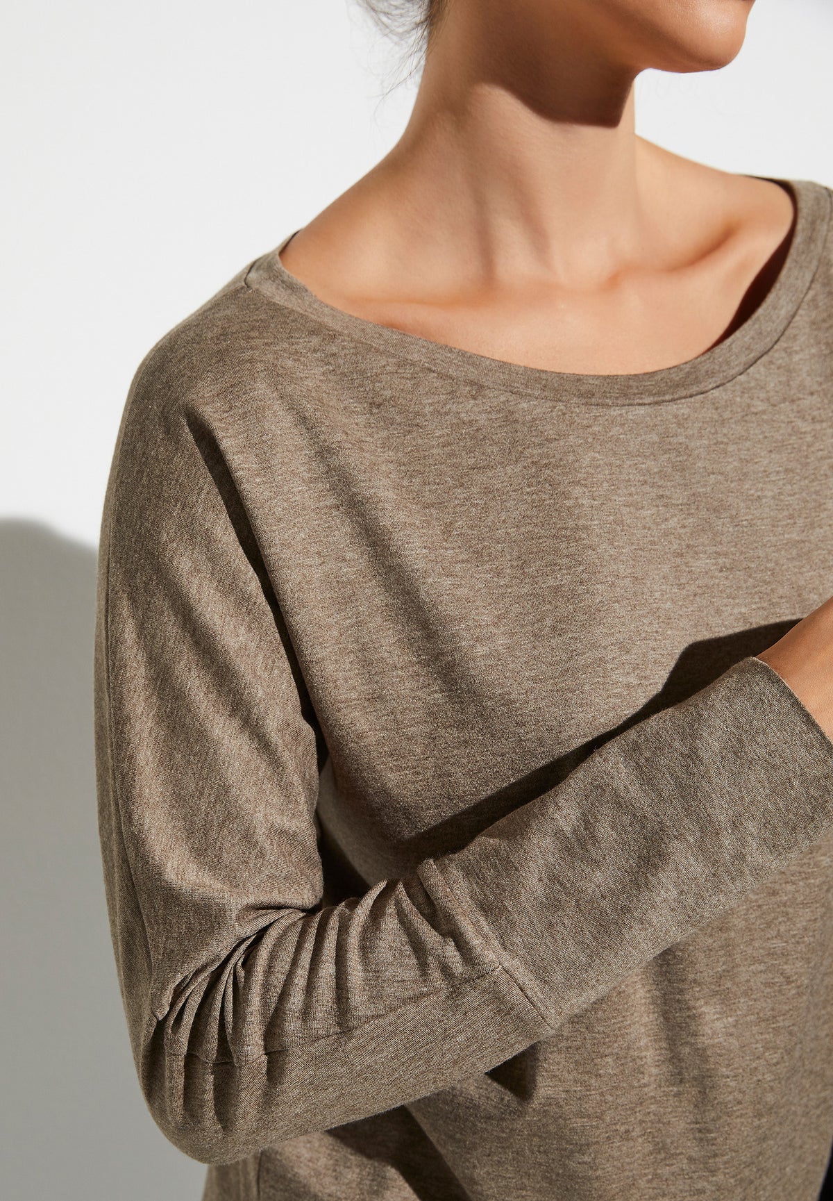 Winter Luxury | Pullover - mocca