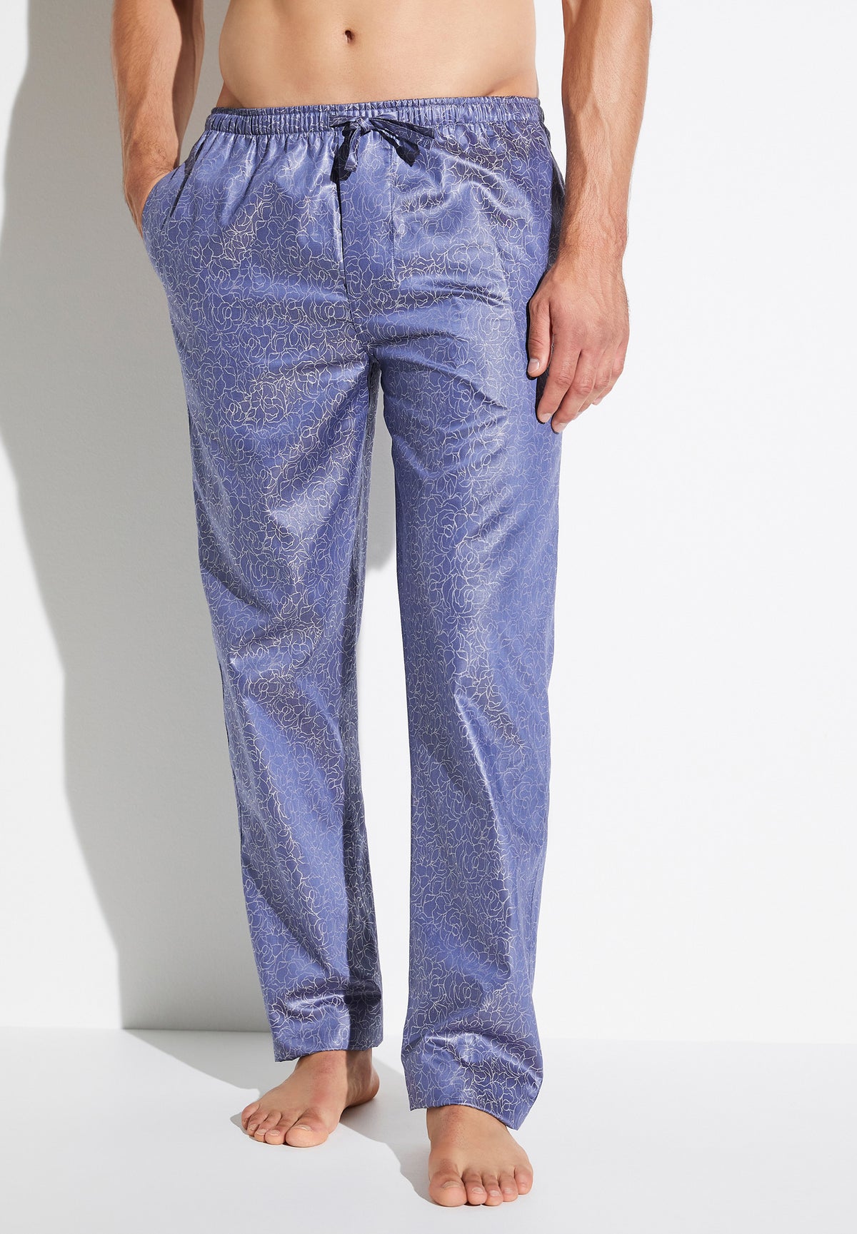 Luxury Jacquard | Pants Long - blue