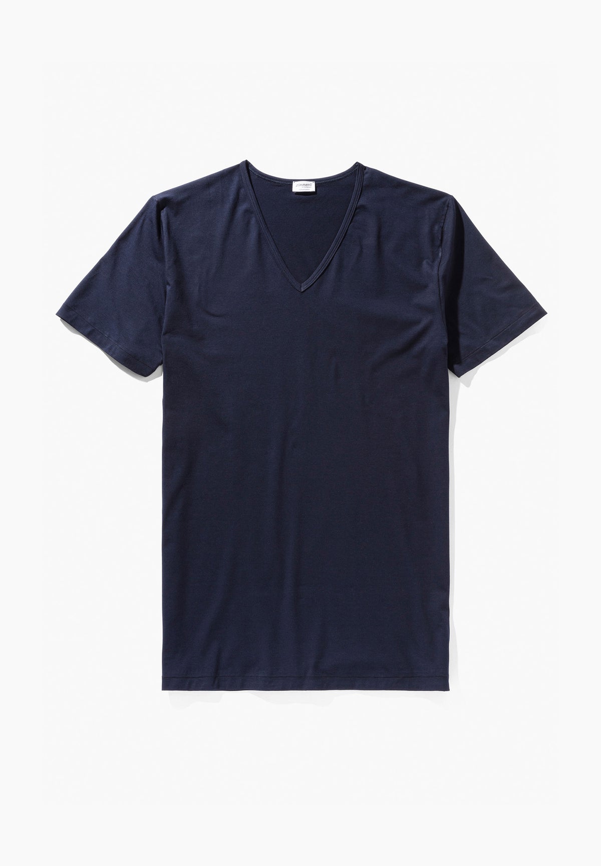 Pure Comfort | T-Shirt à manches courtes col en V - navy