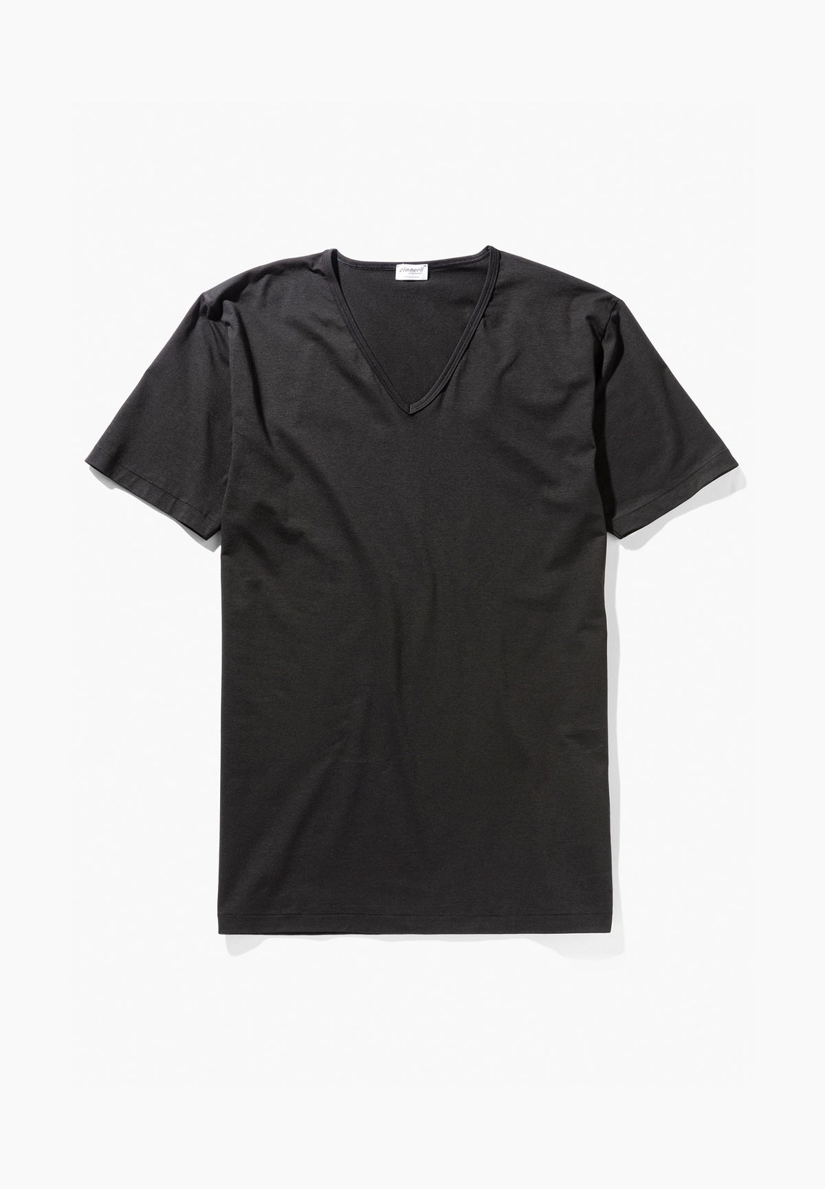 Pure Comfort | T-Shirt à manches courtes col en V - black