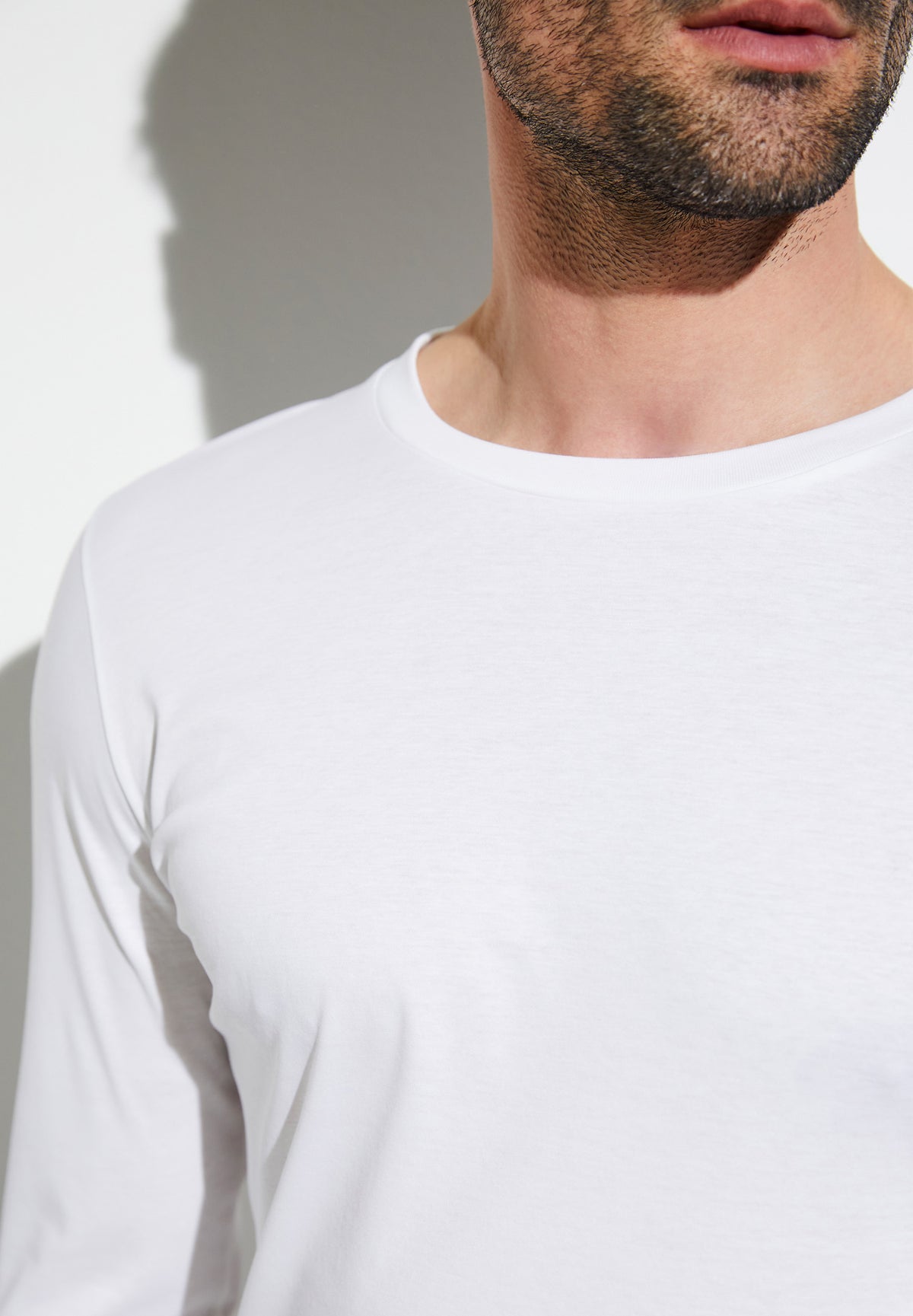 Sea Island | T-Shirt Long Sleeve - white