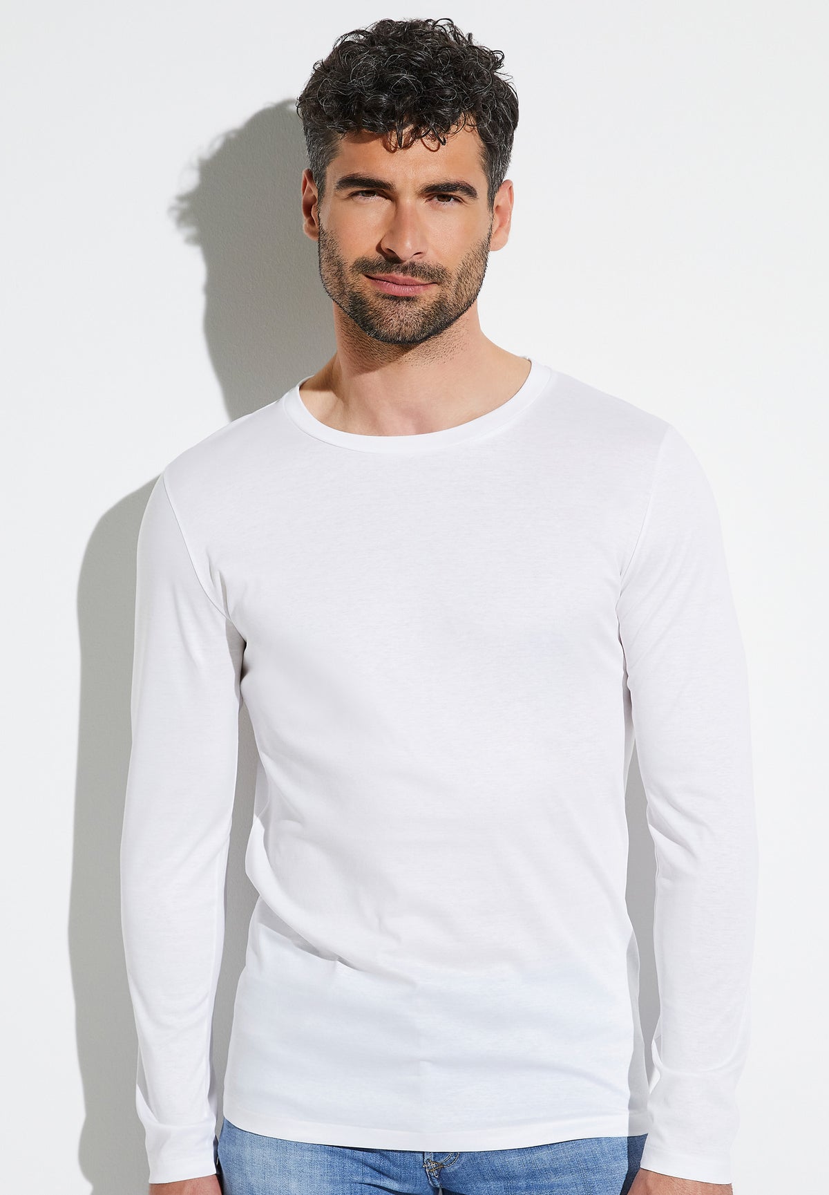 Sea Island | T-Shirt Long Sleeve - white