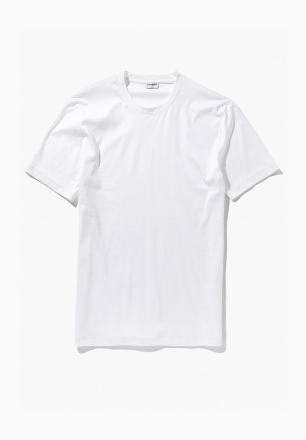 Sea Island | T-Shirt Short Sleeve - white - Zimmerli of Switzerland ...
