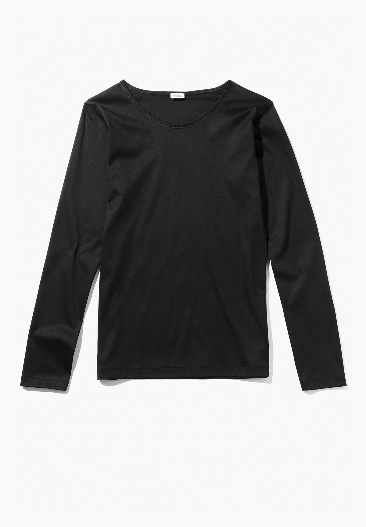 Sea Island | T-Shirt langarm - black
