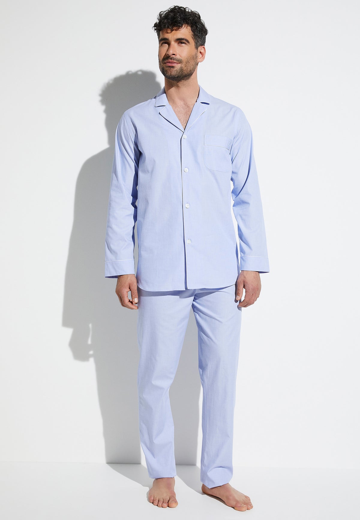 Fil à Fil Cotton | Pyjama lang - light blue