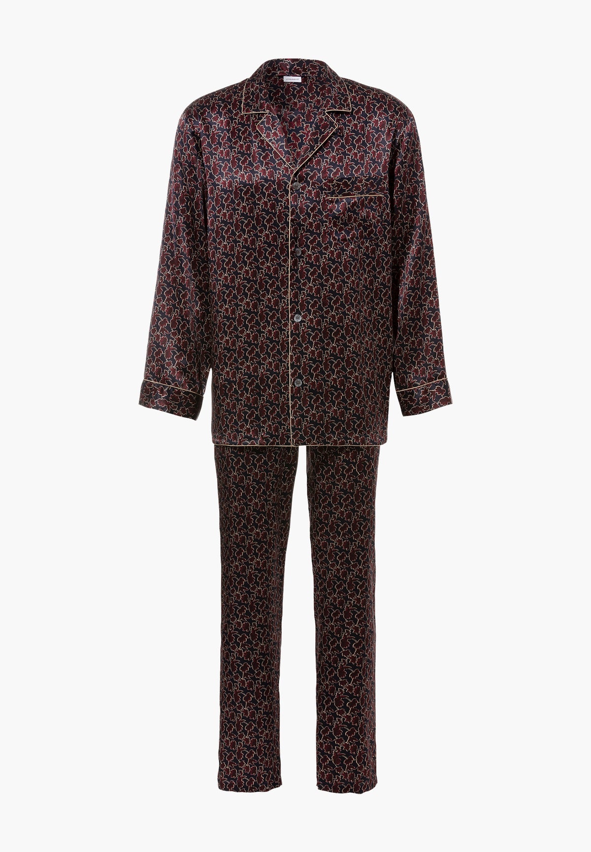 Silk Nightwear | Pyjama lang - leaves