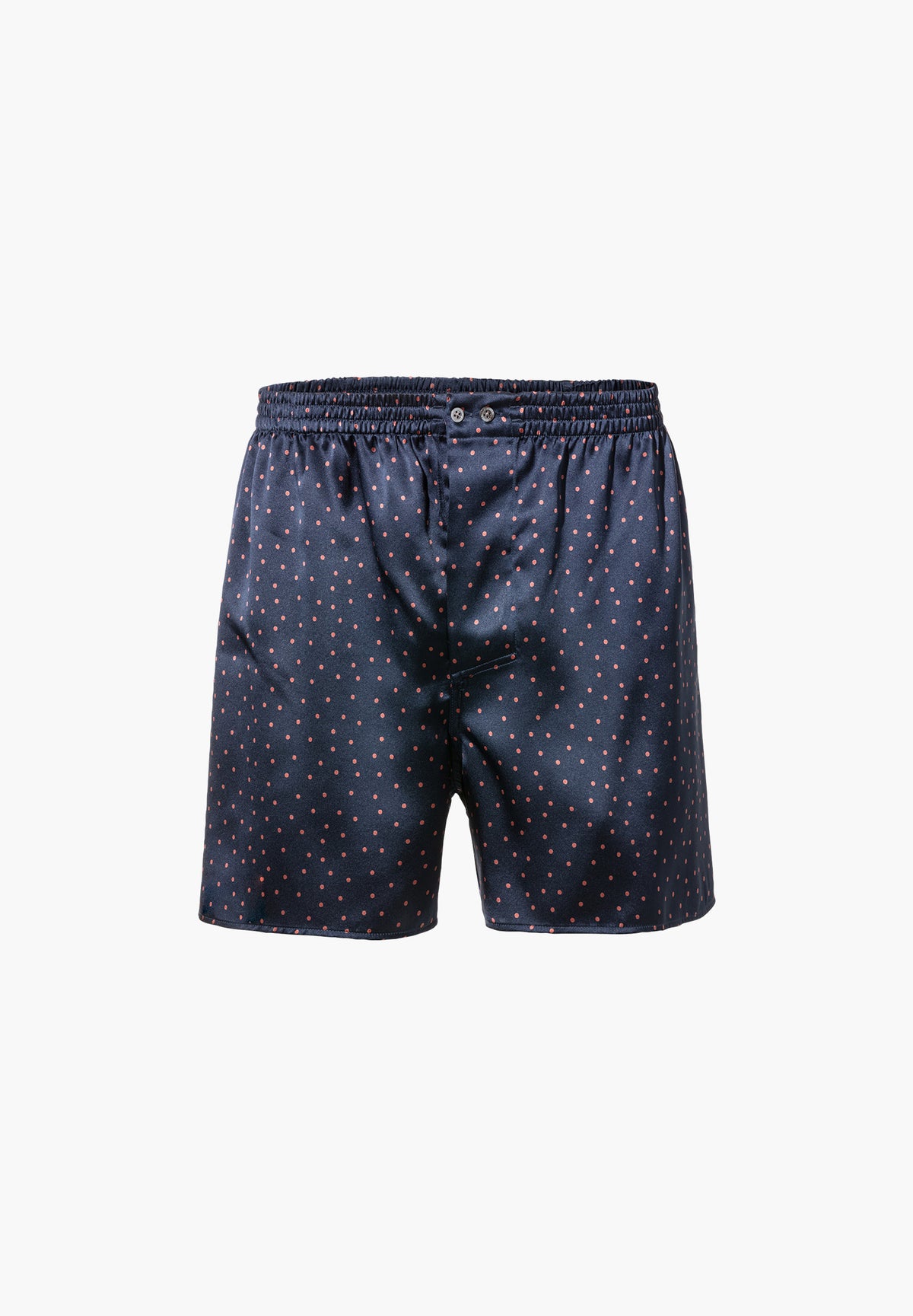 Silk Nightwear | Boxer Shorts - dots