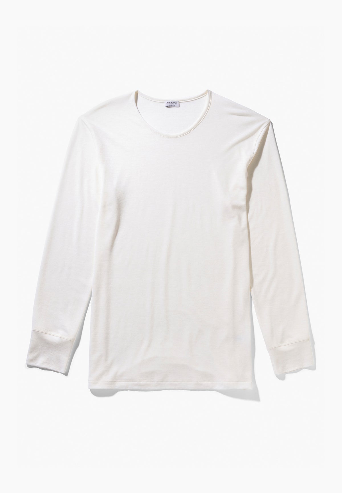 Wool &amp; Silk | T-Shirt langarm - écru