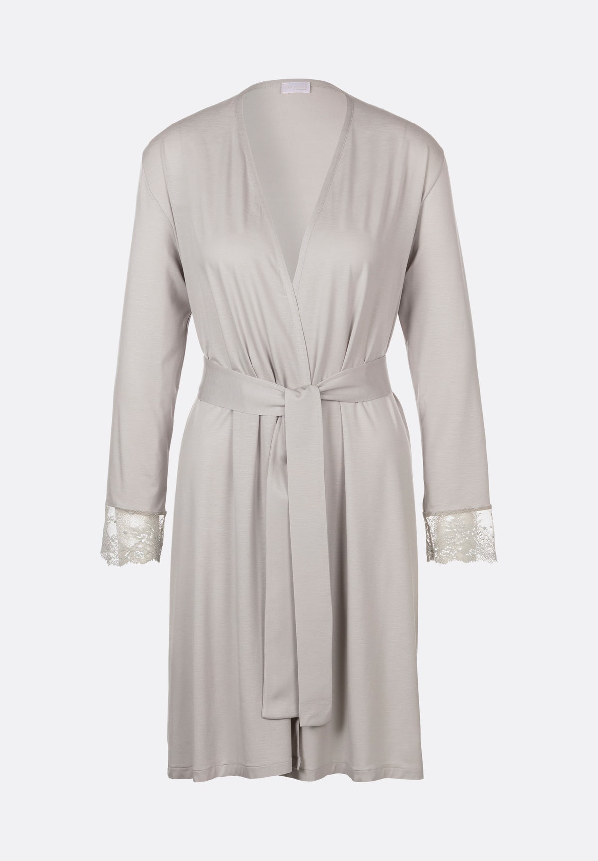 Sensual Fashion | Robe de chambre courte - platinum grey